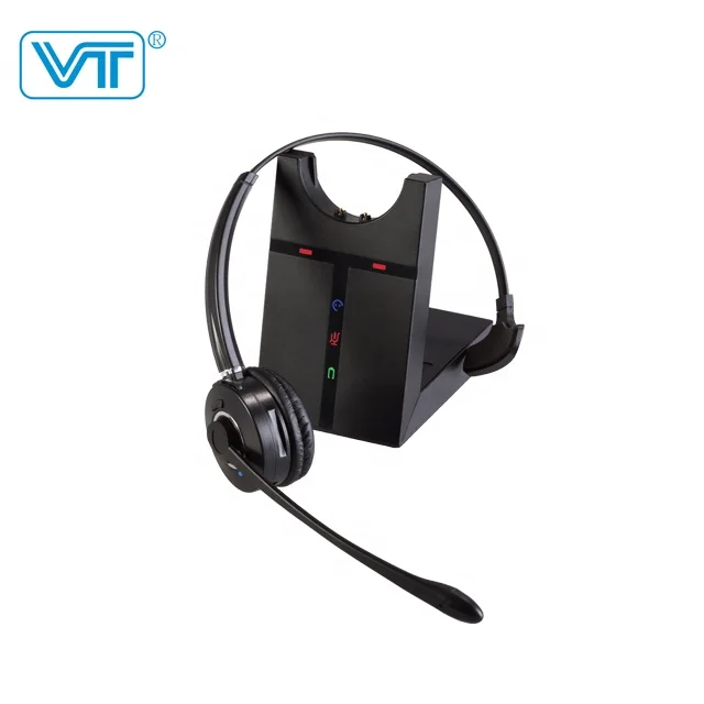 
DECT Wireless Telephone Headset for AASTRA Alcatel Panasonic Grandstream IP Phone 