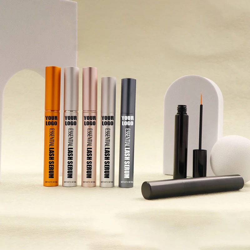 Wholesale Custom Eyelash Enhancing Serum Eyebrow Enhancer Oil-free Natural Eyebrow Eyelash Growth Lash & Brow Serum