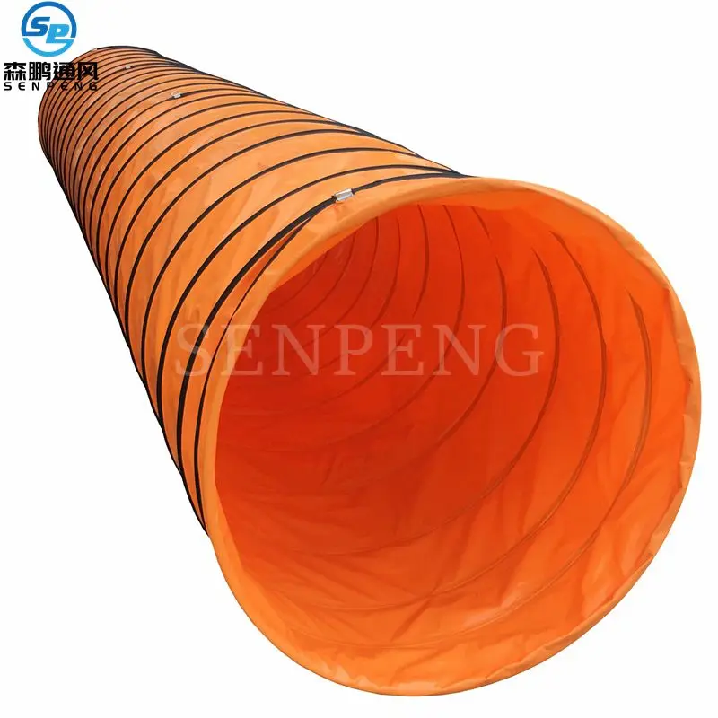 High quality vent air ventilation flexible vent duct plastic ducting pipe