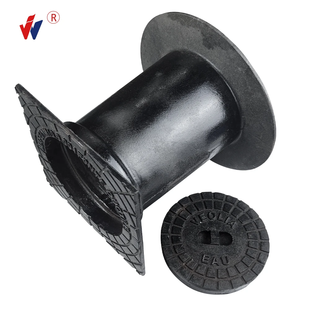 EN124 B125  to protect water meter box for fire fighting with black bitumen painting ductile iron fire Hydrant box