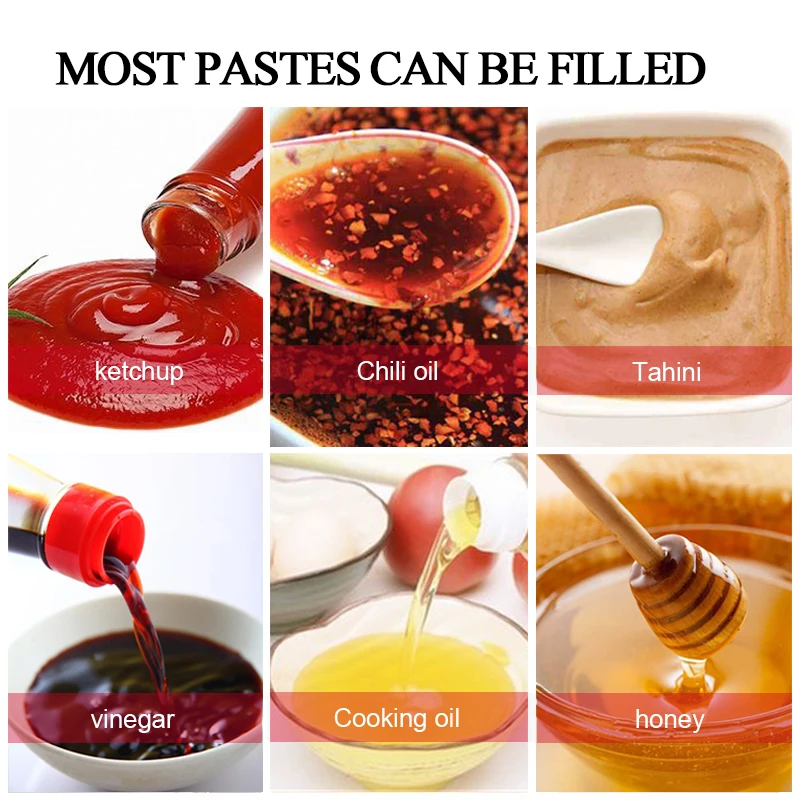 wholesalers Semi-automatic Petrolatum wax oil , butter, sauce heating and mixing paste filling machine