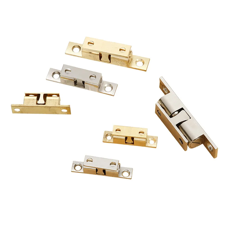 Modern Hardware Cabinet Sliding Window French Brass Door Latch Spring Lock With Hasp