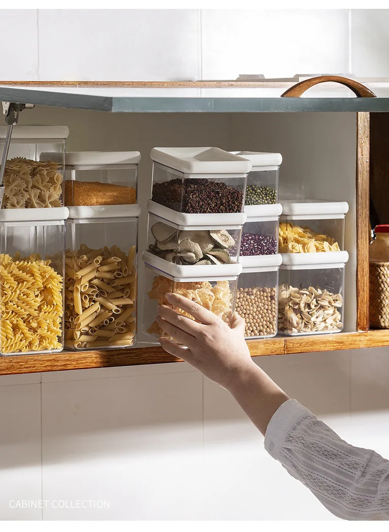 BPA Free Dry Food Canisters for Kitchen Pantry Organization and Storage