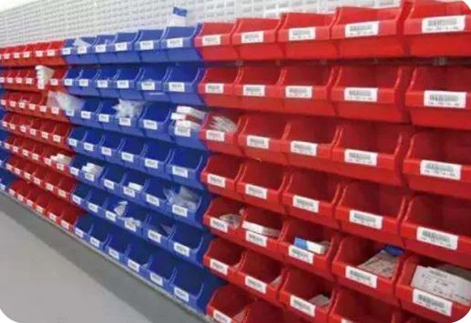 Dividable tools box plastic stackable storage bins plastic shelf bin warehouse storage bins