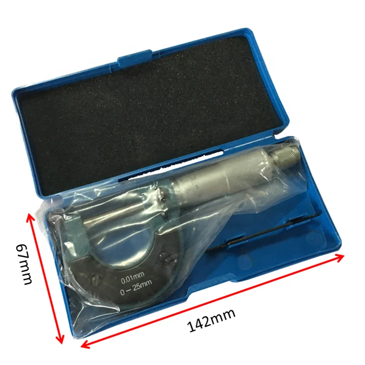 0-25mm micrometer caliper gauge  0.01precision inside micrometer