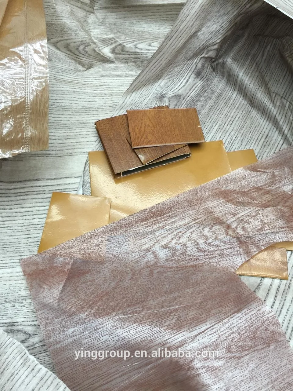 
3D Wood Grain Heat Transfer Film Printing Price For Aluminium Profile 