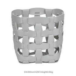 Nordic hand-woven waste paper basket bedroom dressing table put clothes artifact storage basket dirty clothes basket