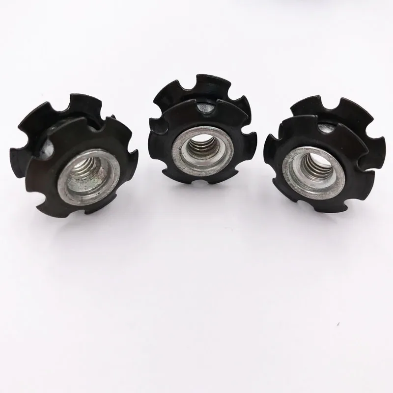 Stainless Steel M6x14l Round Tube Inserts Nuts Manufacturer Crown Nuts