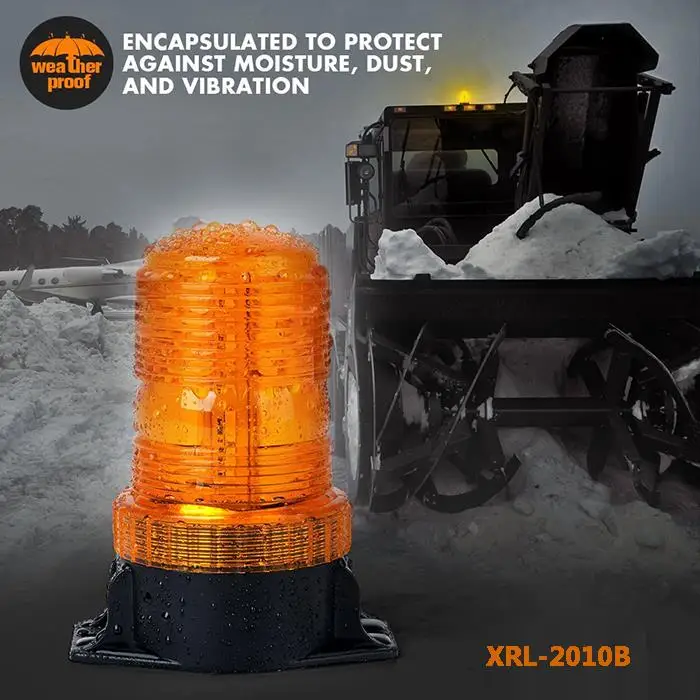 30 светодиодов, 10-110 В постоянного тока, Янтарный/желтый, 9 Вт, аварийное предупреждающее мигающее освещение для вилочного погрузчика