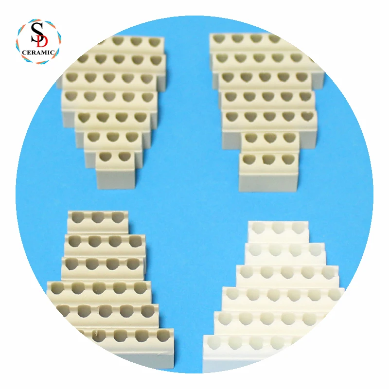 1-8 Holes Steatite And Alumina Ceramic Insulator For  Band Heater