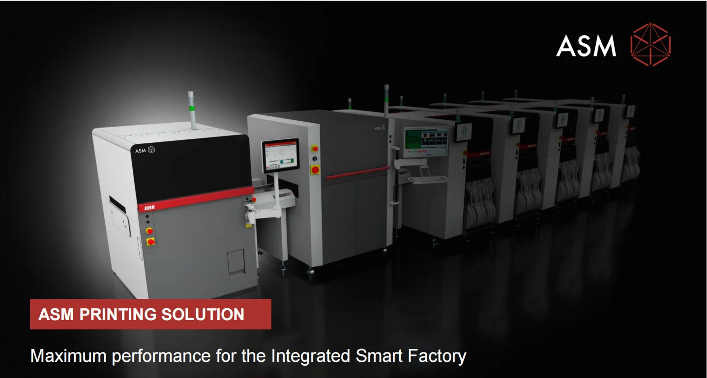 Original new ASM DEK TQ Intelligent automatic vision solder paste printer stencil printer machine