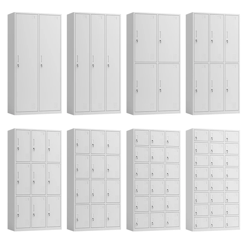 China High Quality 9 Door\ Compartment Steel Wardrobe Locker Storage Cabinet For Students