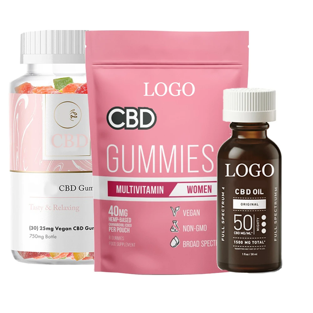 Hot sale high quality oem private label rings gummy Healthcare Supplement bears 30000mg organic full spectrum gummies