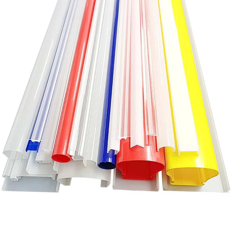 Custom Multicolor Acrylic PMMA Lampshade Modern LED Lighting Diffuser Cover Plastic Extruded PC Cover