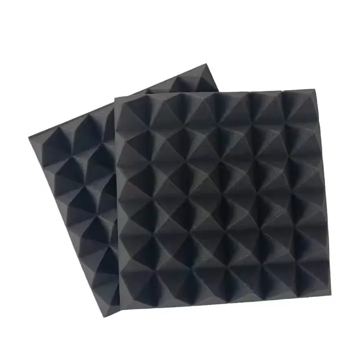 Sound-absorbing foam wall trim for self-adhesive pyramid soundproofing foam for recording studios