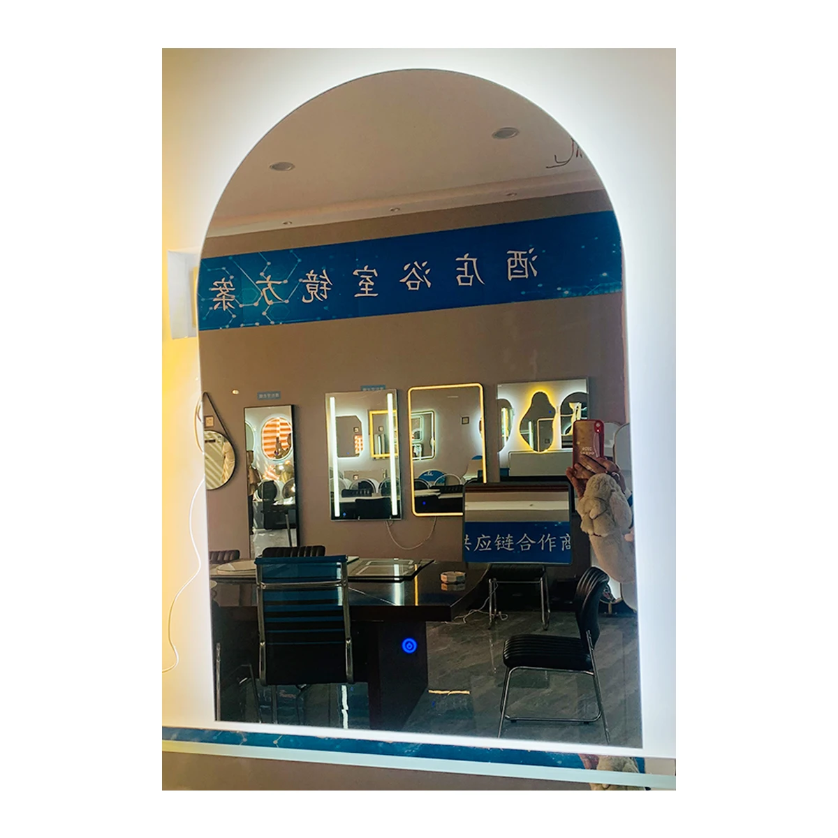 led mirror frameless large led behind bathroom art mirror  2-5mm