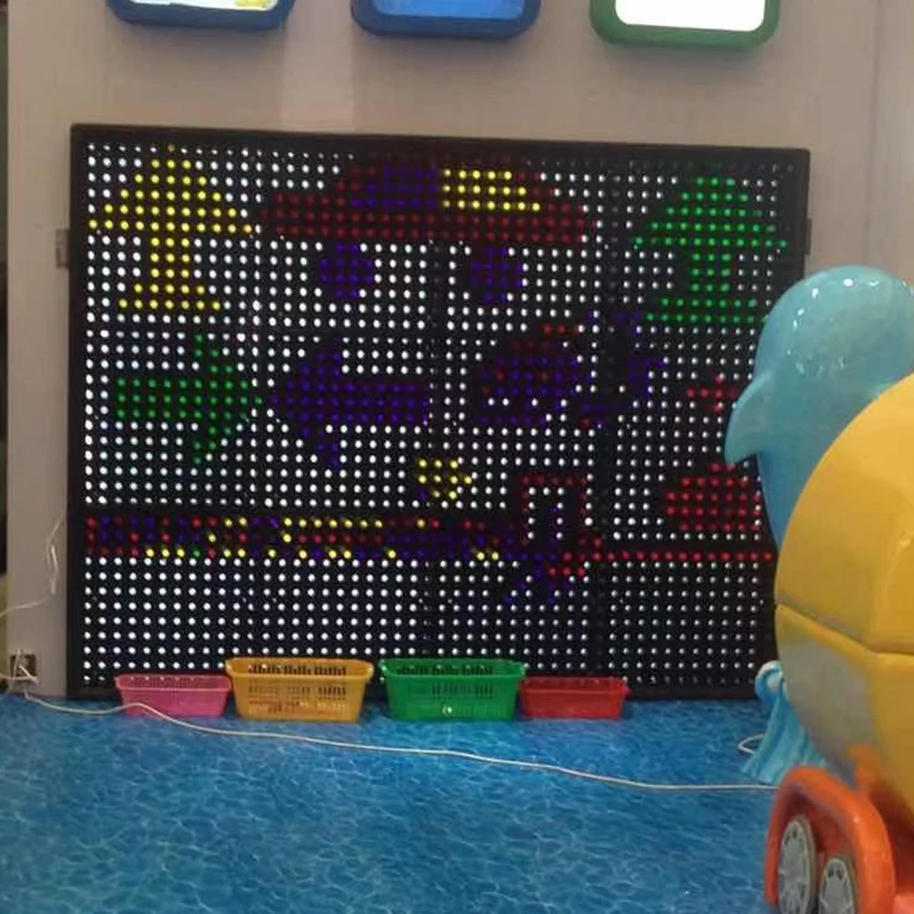 Hot Sale Kids Interactive Light Bright Wall Game Rod Light Children Wall Panels Rainbow Colors for Science Center