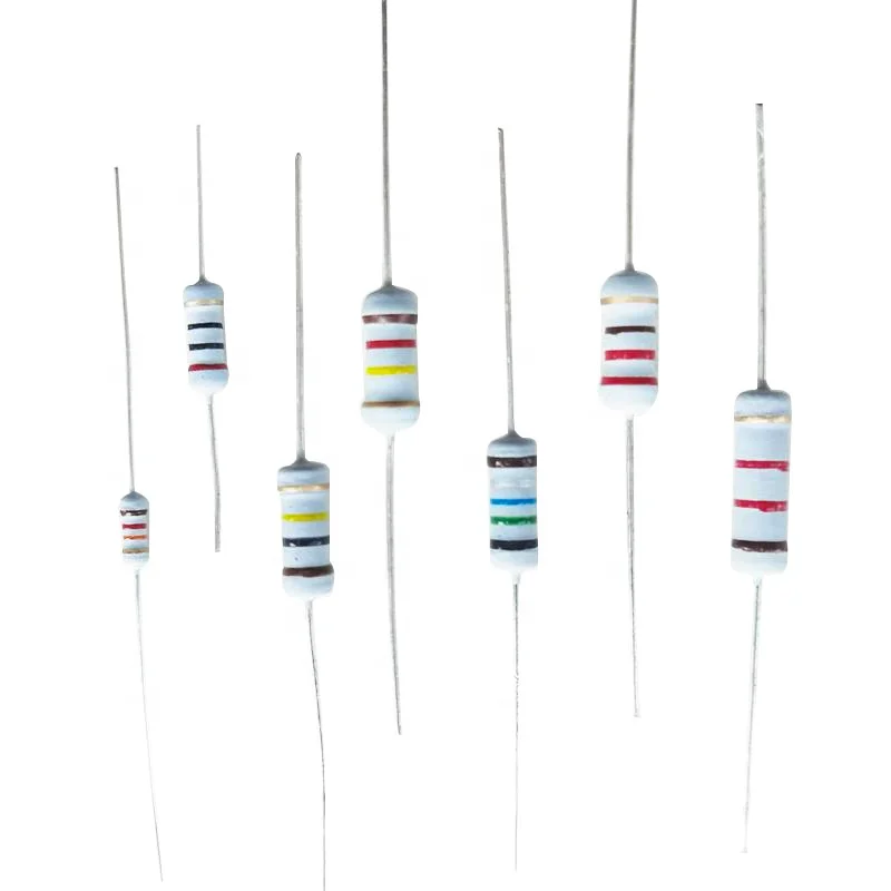 High quality MOF 1/8W 1/6W 1/4W 1/2W 1W 2W 3W 5W metal oxide film fixed resistance 0.33 ohm resistor