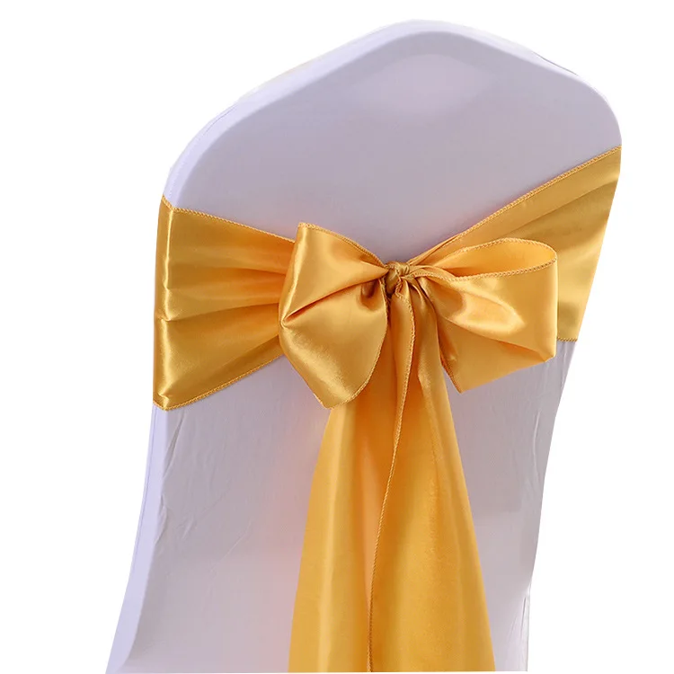Горячая Распродажа, декоративные, для вечеринок, гостиниц, банкетов, свадеб, атласное украшение для стула, романтические Завязки для стула