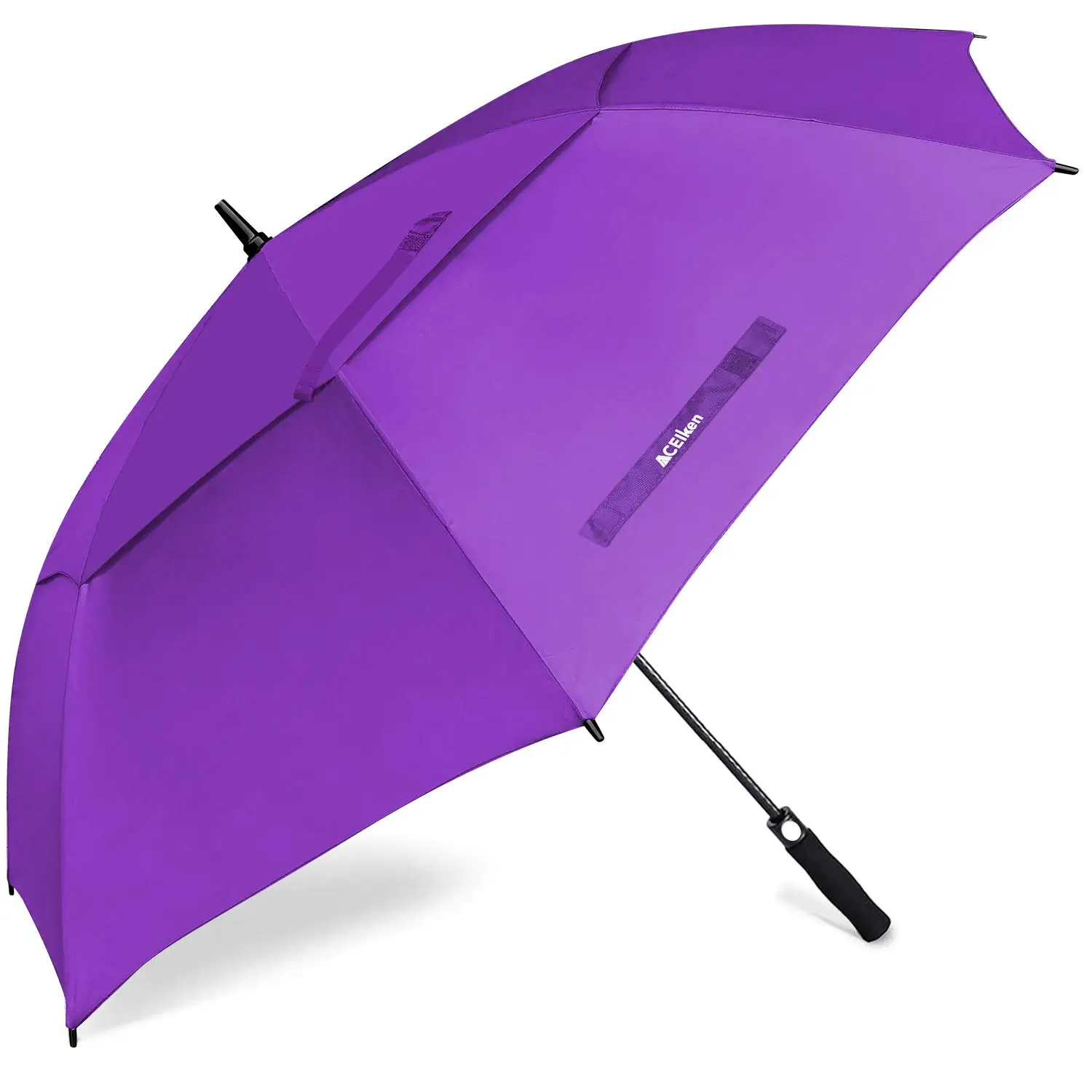Custom Golf Umbrella Supplier Large 58/62/68 Inch Automatic Open Double Golf Umbrella ExtraWaterproof for Men and Women