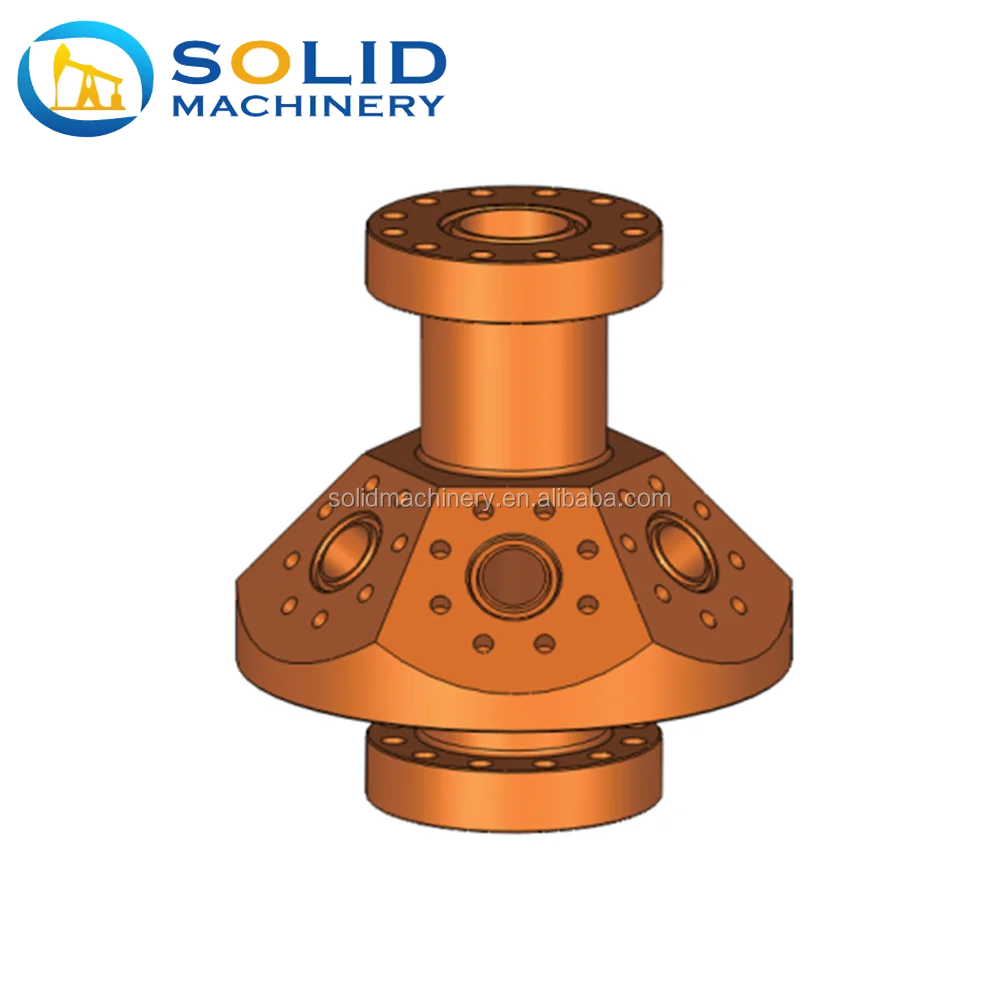 API 6A forged frac head for wellhead