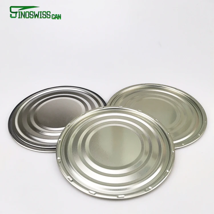 Food Grade Metal Ends 83mm 99mm Tinplate Bottom Cover Lid For Food Can