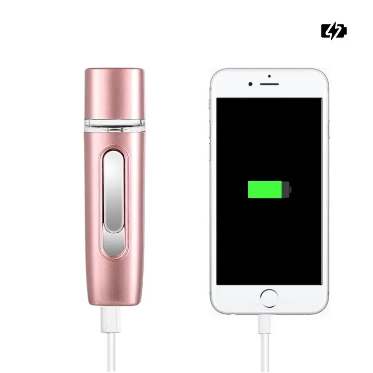 New Matte Color Upgrade Handy Nano Spray Face Mist with Skin Moisture Tester Cool Mist Spray