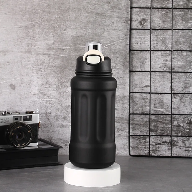 800ML-1000ML Custom Logo 316 Stainless Steel Sports Travel Camping And Toddler Pee Training  Water Cup