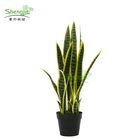 Искусственное пластиковое растение-змея бонсай высокое качество Sansevieria Агава искусственное декоративное растение для внутреннего наружного украшения