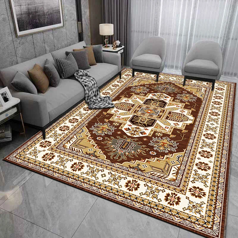 Настраиваемый Противоскользящий ковер с низким ворсом для прикроватного использования бархатный принтом в виде ледяных цветов