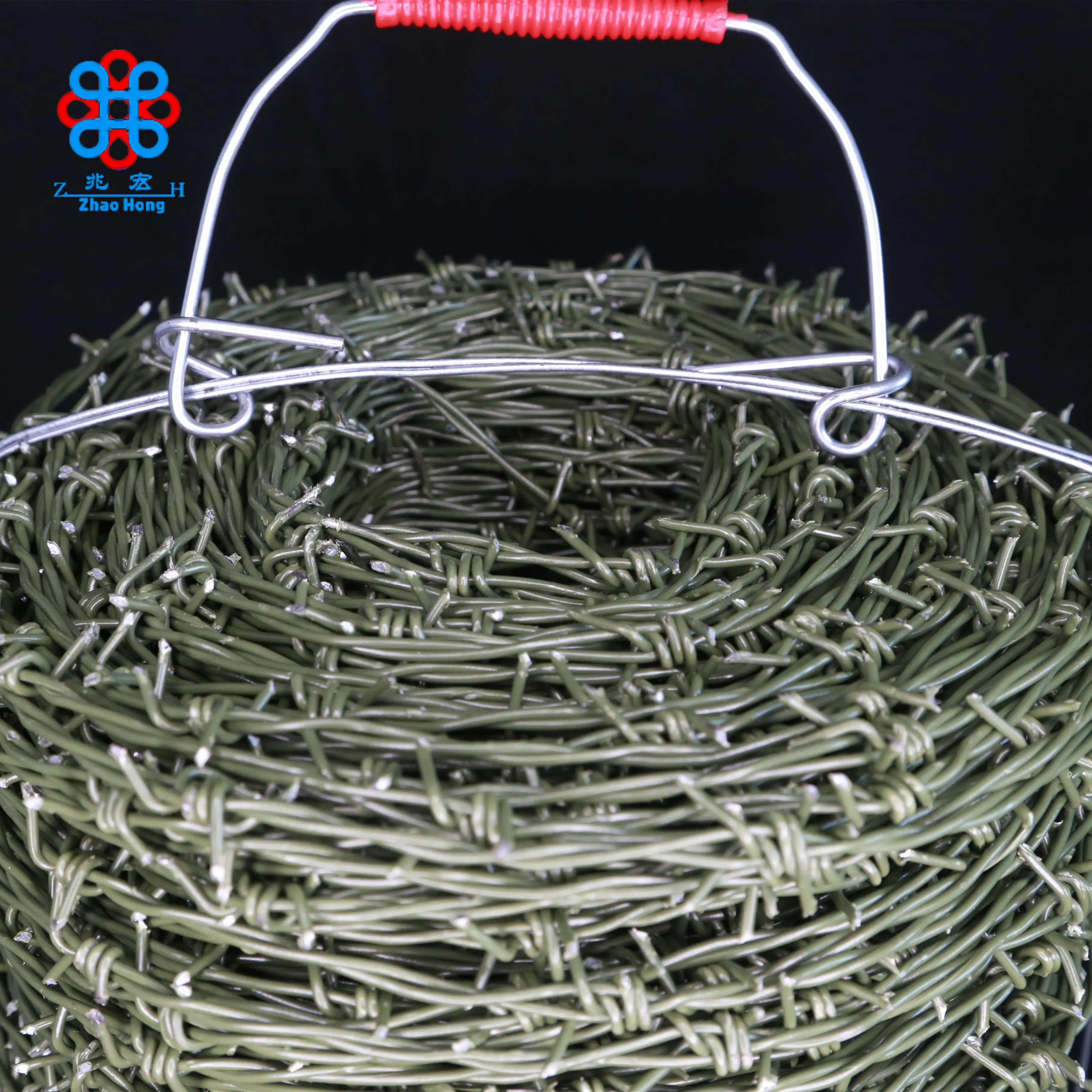 Hot Sell High Quality 50kg Galvanized Security Metal Fencing  Barbed wire Factory supply Arame Farpado Lowa Roll/Coil