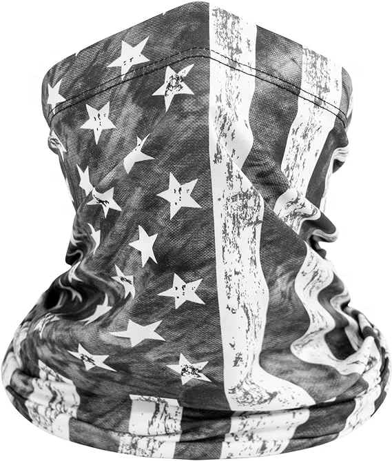 Custom Camo Printed UPF 50 Face Mask Face Cover Gator Best Sun Protection Neck Scarf Gaiter for Men Women Fishing Hiking Cycling