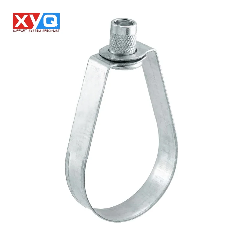 Sprinkler Swivel Ring Hanger Abrazadera para colgar rociadores Adjustable Steel Band Hangers