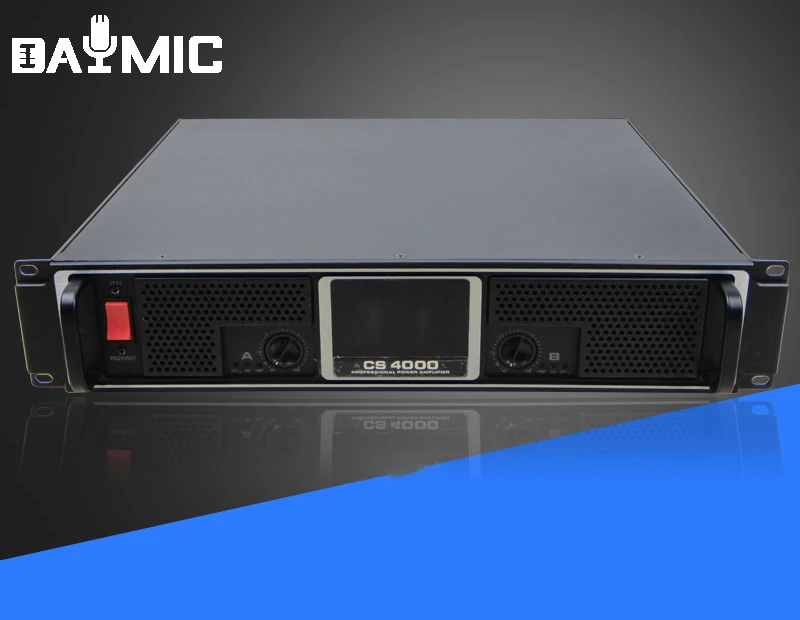 AOSHEN CS Series 2 Channel 2U Rack 600 watt amplifier Audio Professional Power Amplifier Stage Performance main use