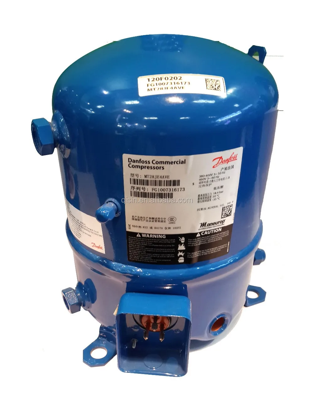 Origin Maneurop Reciprocating Compressor MT64HM4CVE MT72HN4AVE MT80HP4AVE MT100HS4DVE MT125HU4DVE MT144HV4AVE MT160HW4DVE