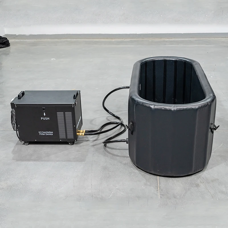 Smartmak Sports Recovery pod pool spa bath pvc Cold Plunge ice pod portable inflatable Ice Bath With Chiller