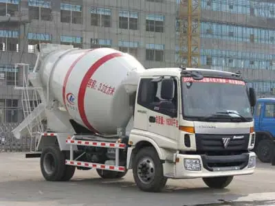 Foton  Concrete Mixer Truck with pump 4 m3 factory price