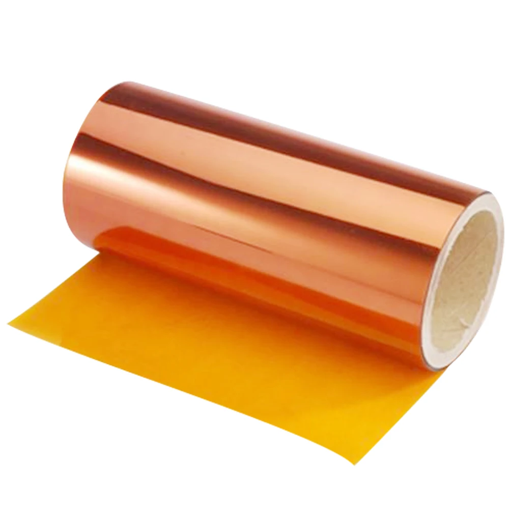 25 micron heat resistant gold color polyimide PI Cover lay film  for printed circle board