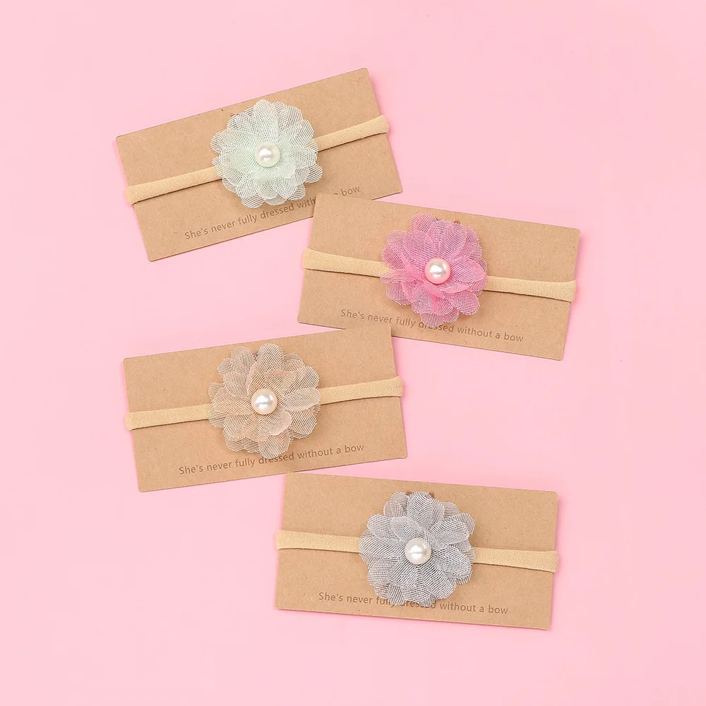 
In Bulk Baby Hair Bands Flower Babies Accessories New Born Toddler Head Bands Wholesale 