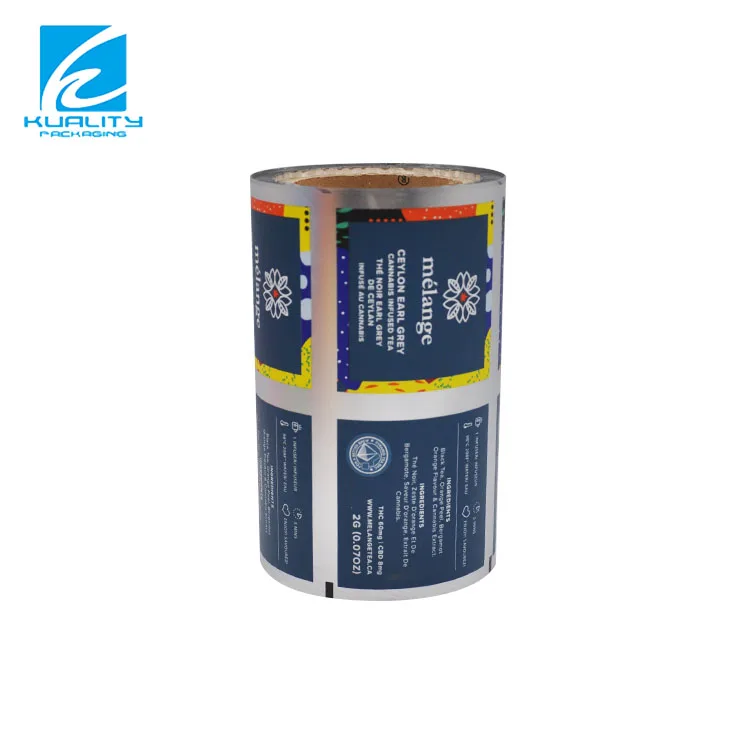 Customized Plastic Thermal Compound Moisture-proof Aluminum Tea Bag Packaging Automatic Packaging Film