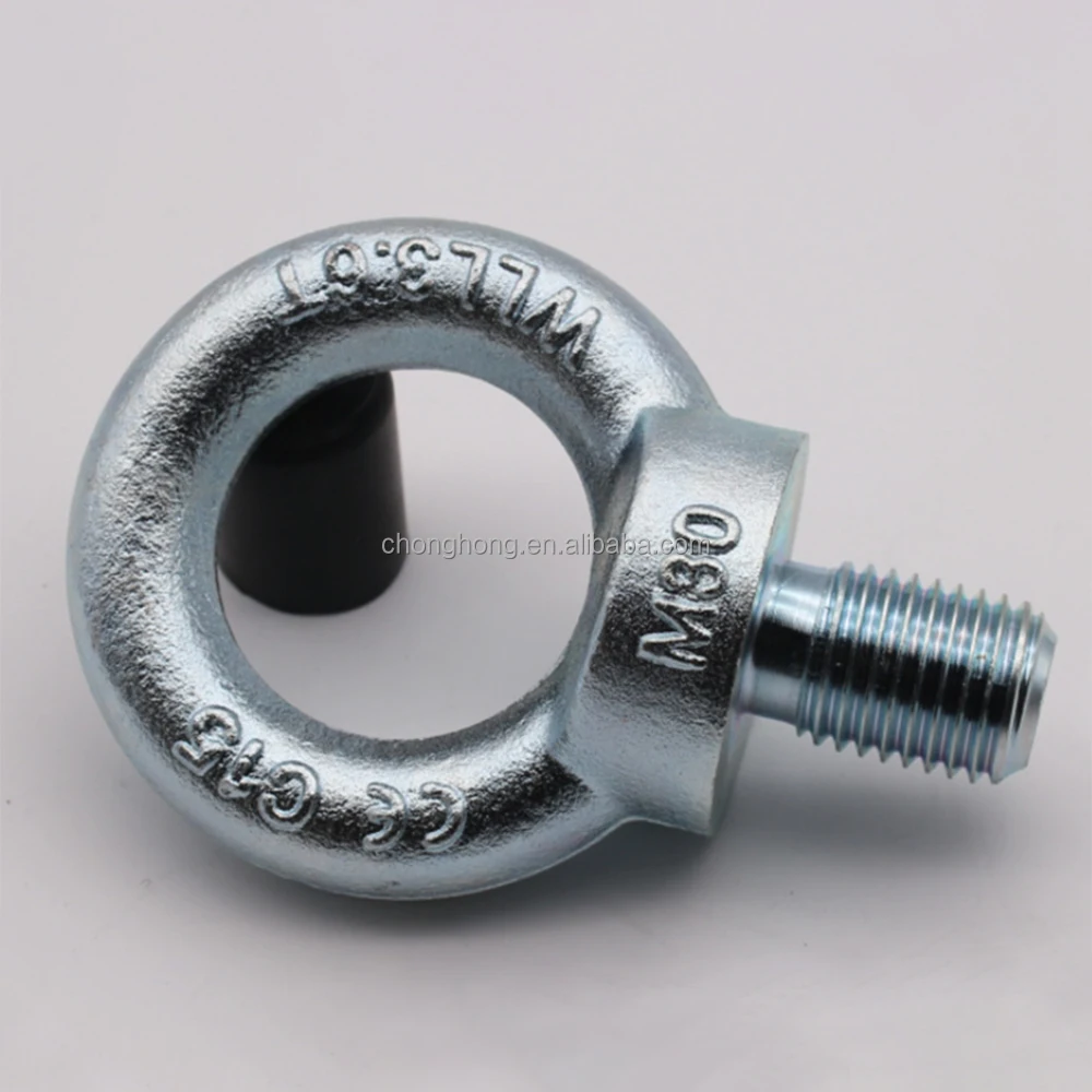 Screw M616/20/25/30/35-60mm DIN580 Eye Bolt 304 Stainless Steel Marine Lifting Eye Screws Ring Loop Hole for Cable Rope Eyebolt