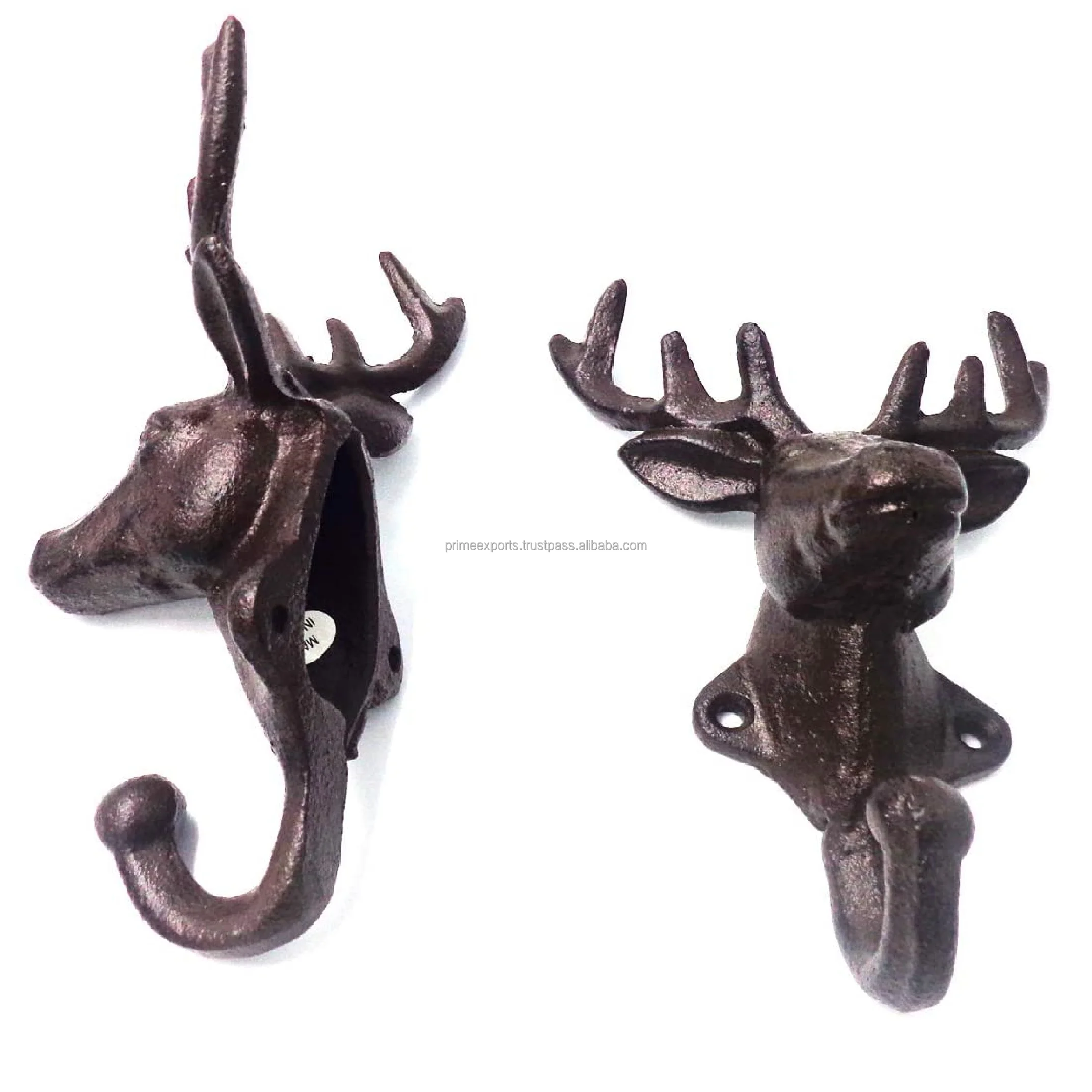 Modern Decorative Wood/Metal Wall Hook For a coat hat key jewelry and More Modern wall Hook