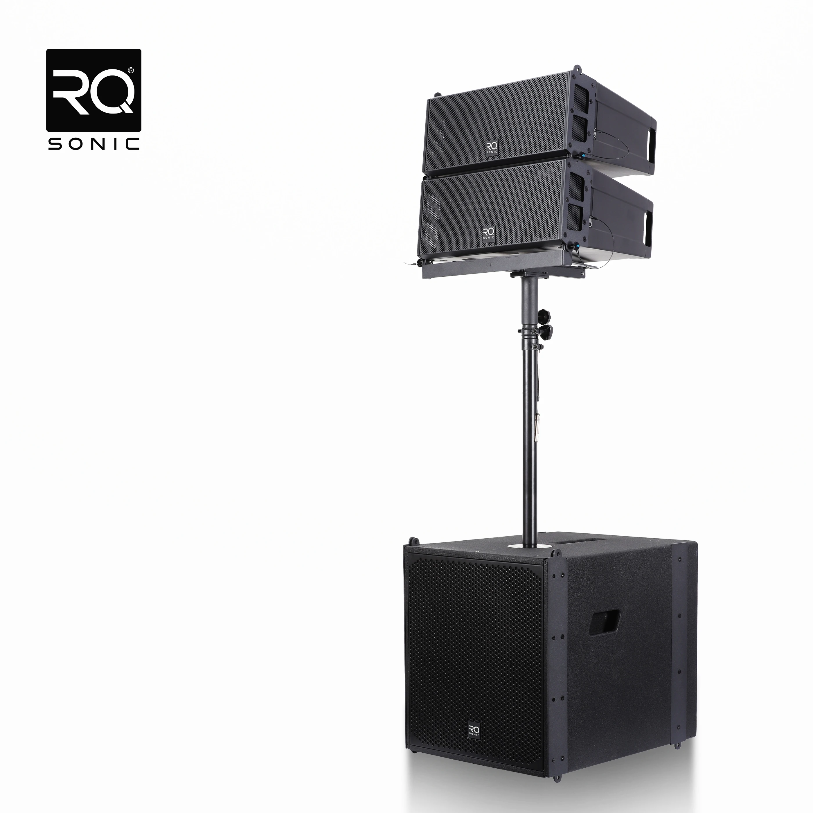 RQSONIC LAP615TD3-4.6K Wooden Sound System Line Array Speakers PA System Professional Active Line Array