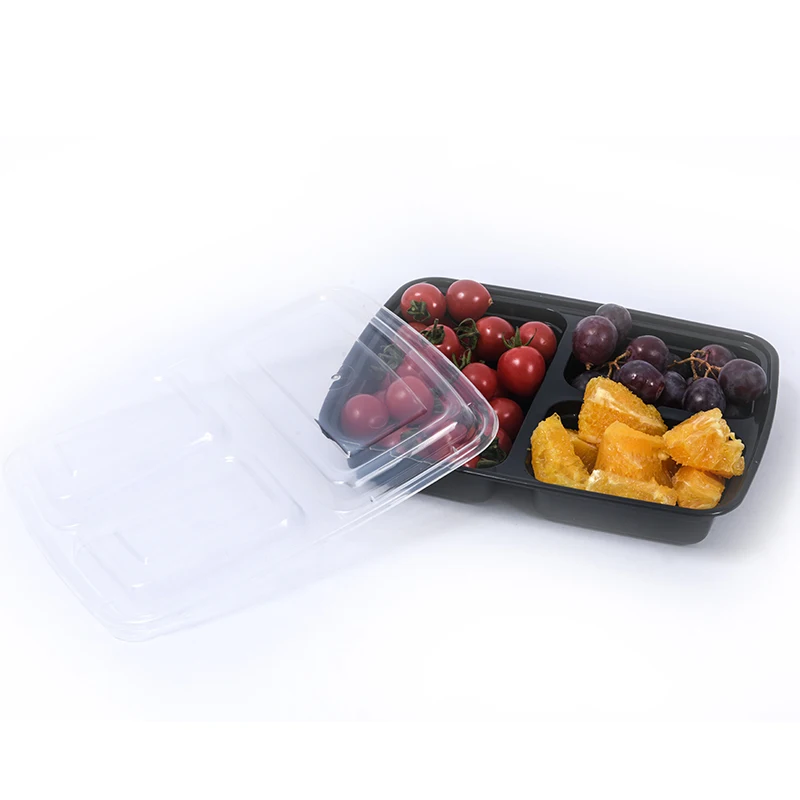 Rectangle wholesale food storage plastic bento boxes lunch box disposable with lid