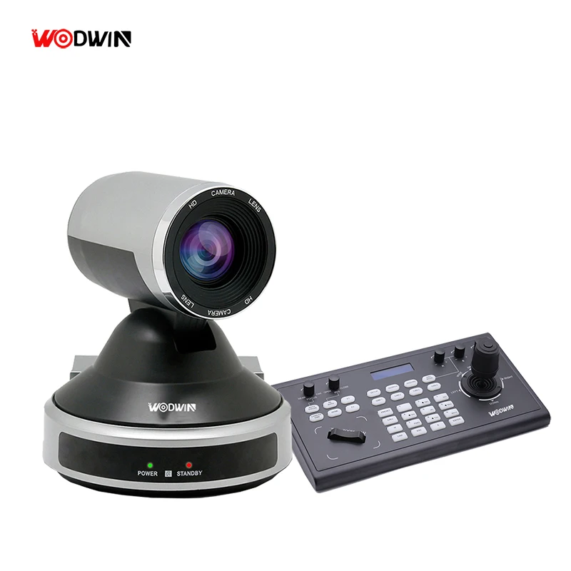 WODWIN video conference camera system equipment 20x zoom PTZ camera keyboard joystick controller video conference system