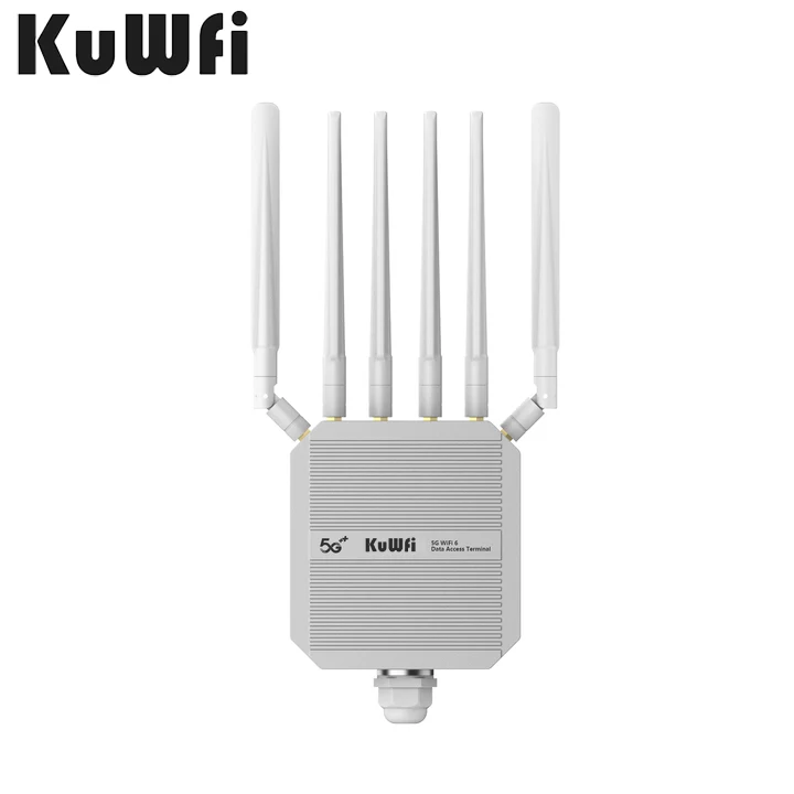 KuWFi WiFi 6 Открытый 5G CPE терминал доступа к данным двухдиапазонный 2,5G разблокированный беспроводной модем WiFi 5G маршрутизатор с слотом для Sim-карты