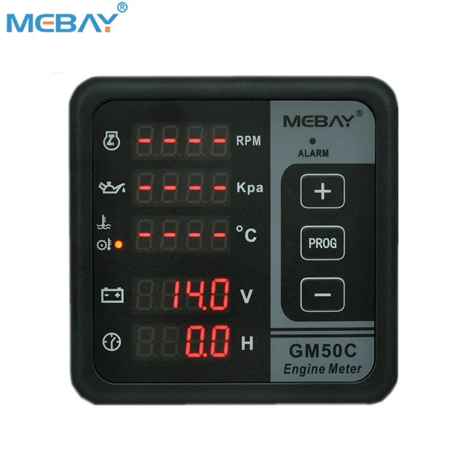  Mebay Измеритель двигателя GM50C температура воды защита от низкого