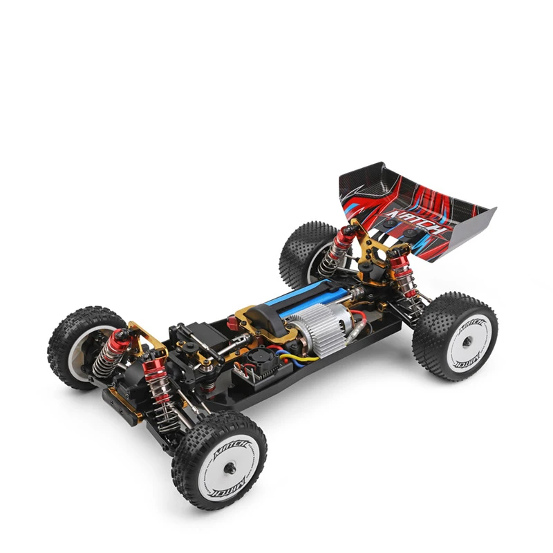  Полноразмерный полноприводный внедорожник WLToys 104001 1:10 2 4 ГГц сплав Высокоскоростной игрушечный автомобиль с дистанционным управлением модель электромобиля
