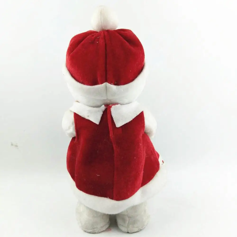 2024 New children electric singing and dancing snowman christmas kids toys plush gift
