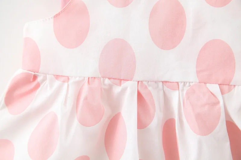 Baby Girls summer new cute princess dress children Korean cotton linen dress skirt summer dress with beanie hat